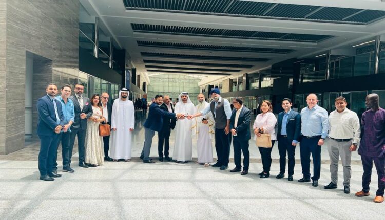 The Delegation welcomed at Sharjah Expo Centre